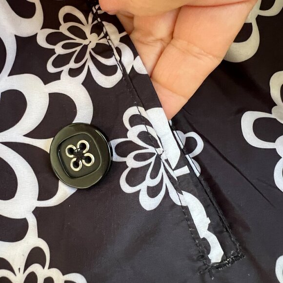 London Fog Girls MultiColor Size L 6X Lightweight Hooded Rain Poncho - Picture 4 of 8